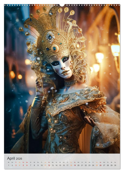 Karneval in Venedig (CALVENDO Wandkalender 2026)