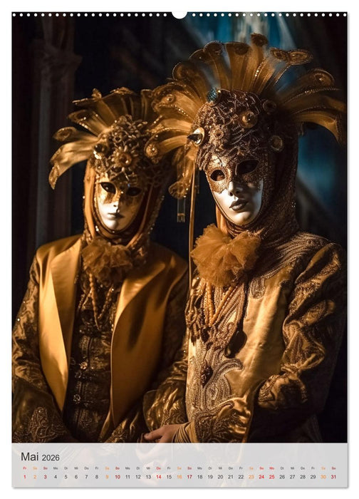 Karneval in Venedig (CALVENDO Wandkalender 2026)