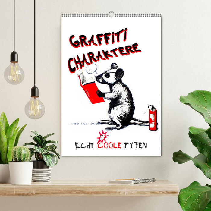 Graffiti Charaktere (CALVENDO Wandkalender 2026)