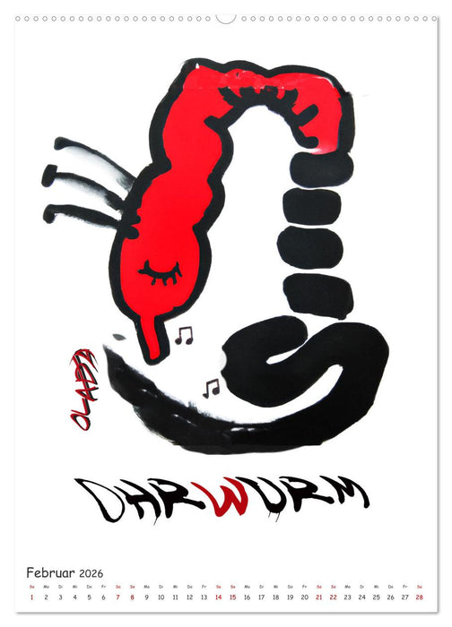 Graffiti Charaktere (CALVENDO Wandkalender 2026)