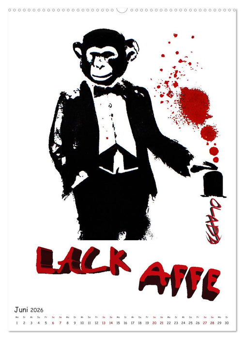 Graffiti Charaktere (CALVENDO Wandkalender 2026)