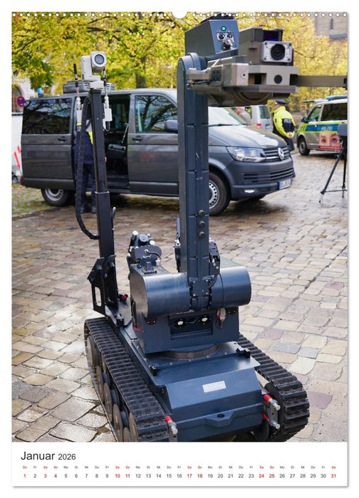 Tag der Polizei (CALVENDO Premium Wandkalender 2026)