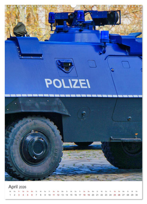 Tag der Polizei (CALVENDO Premium Wandkalender 2026)