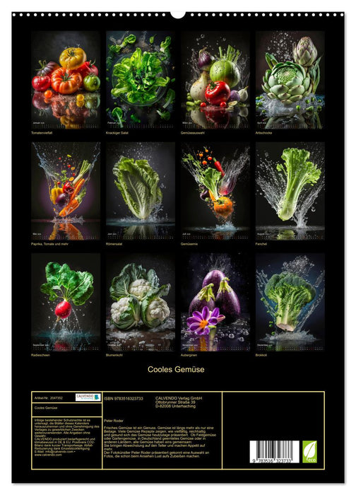 Cooles Gemüse (CALVENDO Premium Wandkalender 2026)