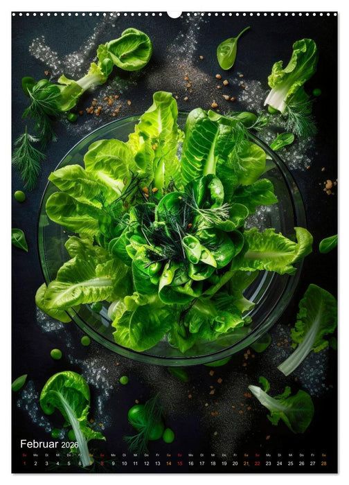 Cooles Gemüse (CALVENDO Premium Wandkalender 2026)