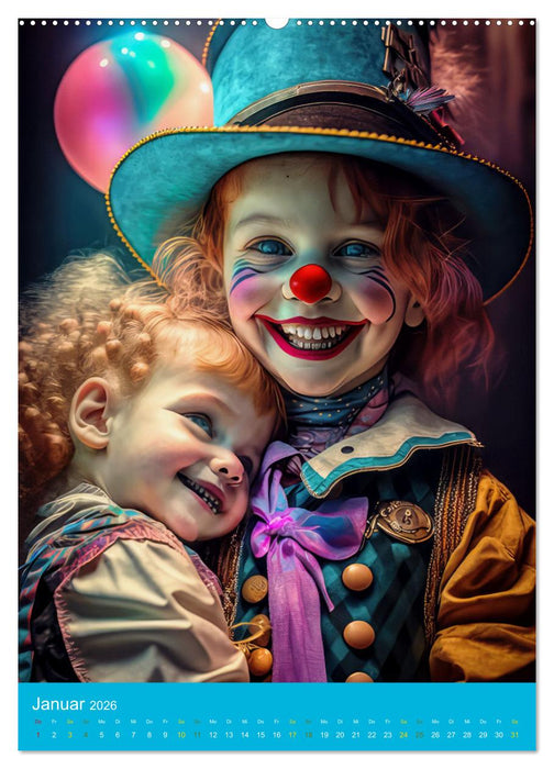 Zirkuswelt mit Steampunk (CALVENDO Wandkalender 2026)