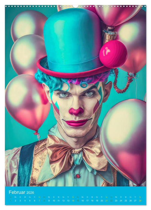 Zirkuswelt mit Steampunk (CALVENDO Wandkalender 2026)