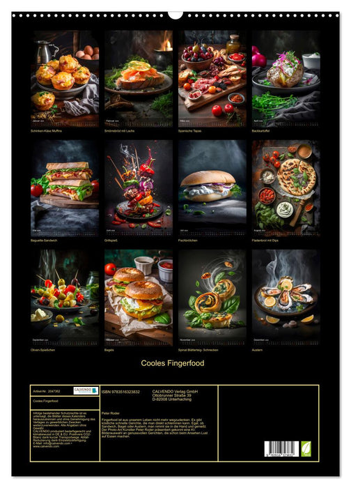 Cooles Fingerfood (CALVENDO Wandkalender 2026)