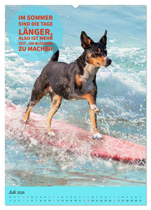 Die vier Jahreszeiten begleitet mit Sprüchen (CALVENDO Premium Wandkalender 2026)