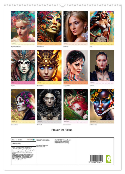 Frauen im Fokus (CALVENDO Premium Wandkalender 2026)