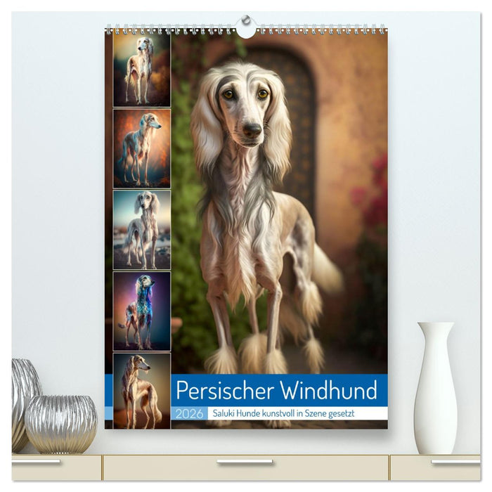 Persischer Windhund (CALVENDO Premium Wandkalender 2026)