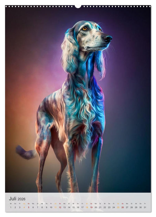 Persischer Windhund (CALVENDO Premium Wandkalender 2026)