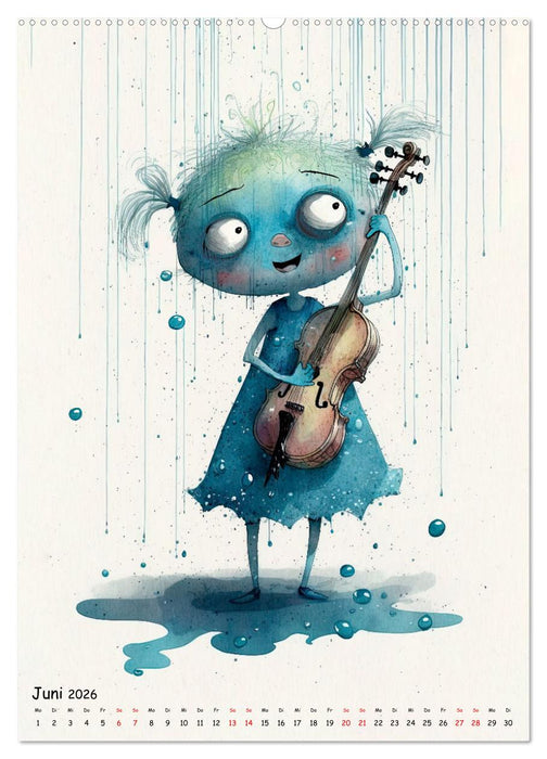 Die Blaue Träumerin (CALVENDO Wandkalender 2026)