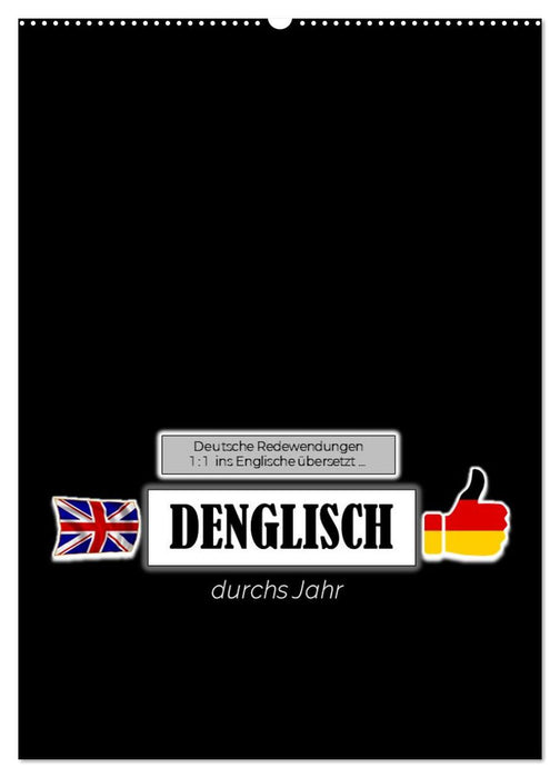 DENGLISCH durchs Jahr (CALVENDO Wandkalender 2026)
