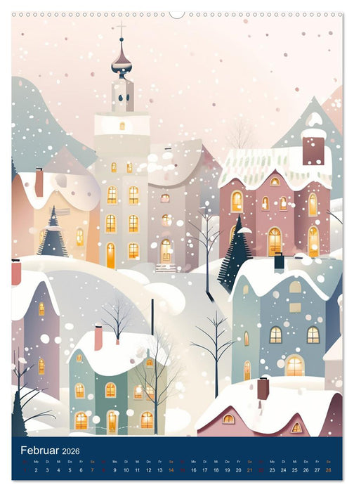 Ein lustiges Kinderdorf (CALVENDO Premium Wandkalender 2026)