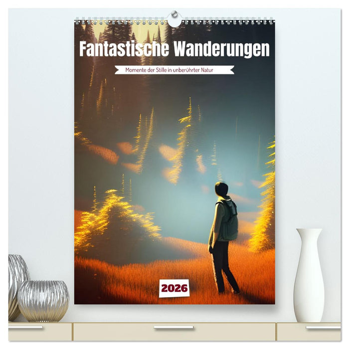 Fantastische Wanderungen (CALVENDO Premium Wandkalender 2026)