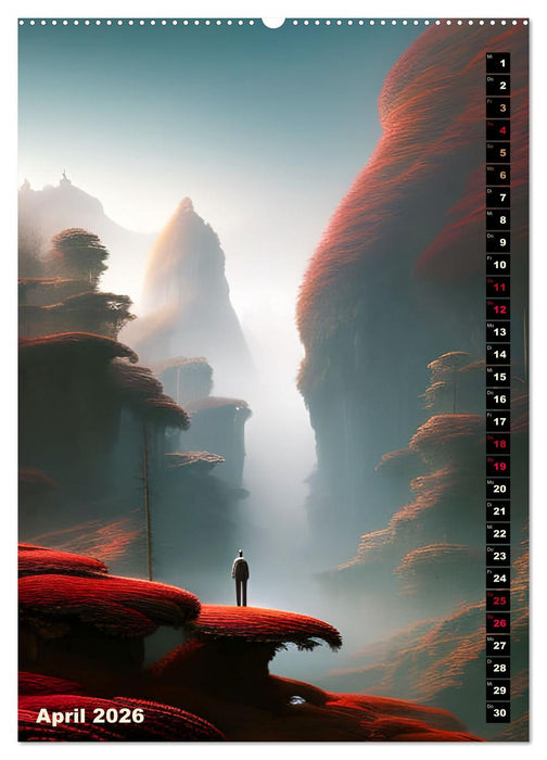 Fantastische Wanderungen (CALVENDO Premium Wandkalender 2026)