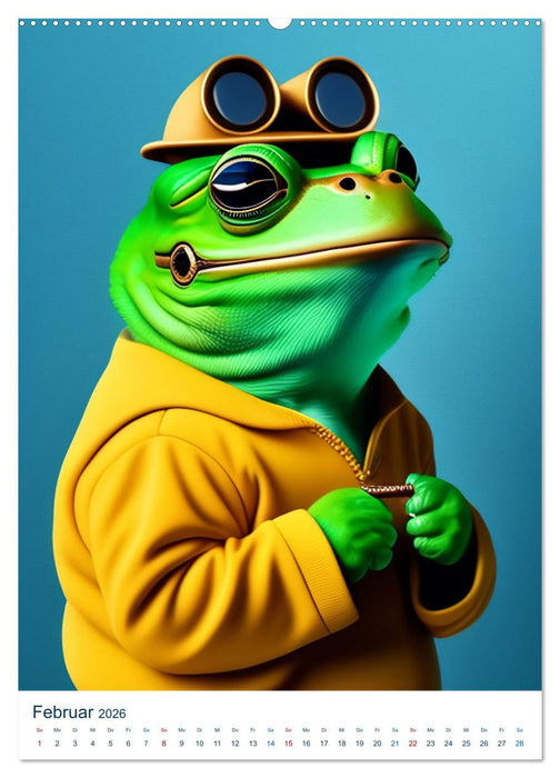 Tiere in lustigen Posen (CALVENDO Wandkalender 2026)