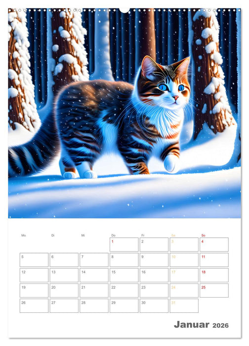 Liebenswerte Hunde und Katzen (CALVENDO Premium Wandkalender 2026)