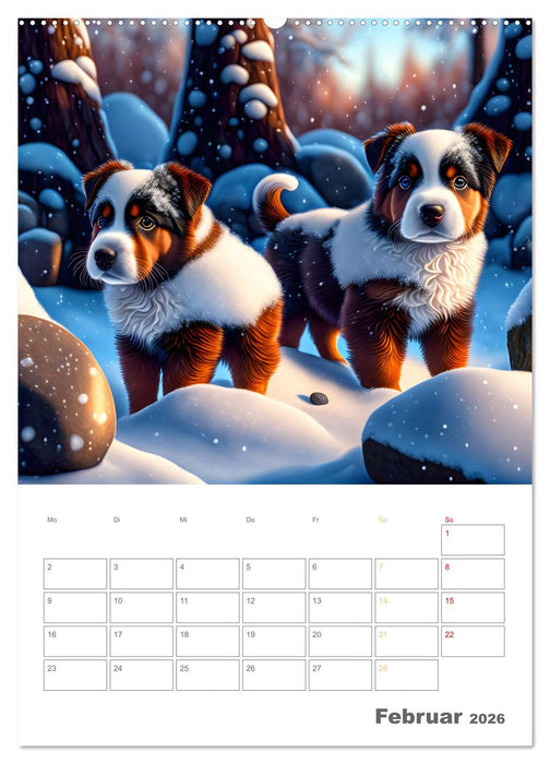 Liebenswerte Hunde und Katzen (CALVENDO Premium Wandkalender 2026)