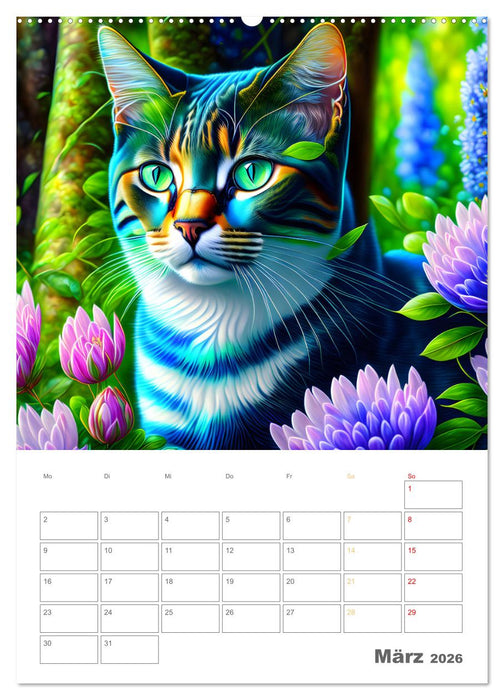 Liebenswerte Hunde und Katzen (CALVENDO Premium Wandkalender 2026)