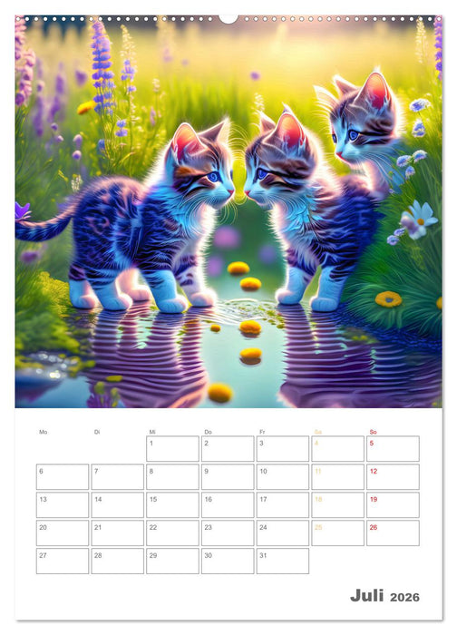 Liebenswerte Hunde und Katzen (CALVENDO Premium Wandkalender 2026)
