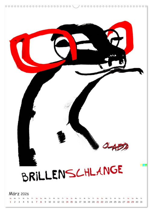 Graffiti Charaktere (CALVENDO Premium Wandkalender 2026)