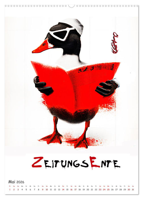 Graffiti Charaktere (CALVENDO Premium Wandkalender 2026)