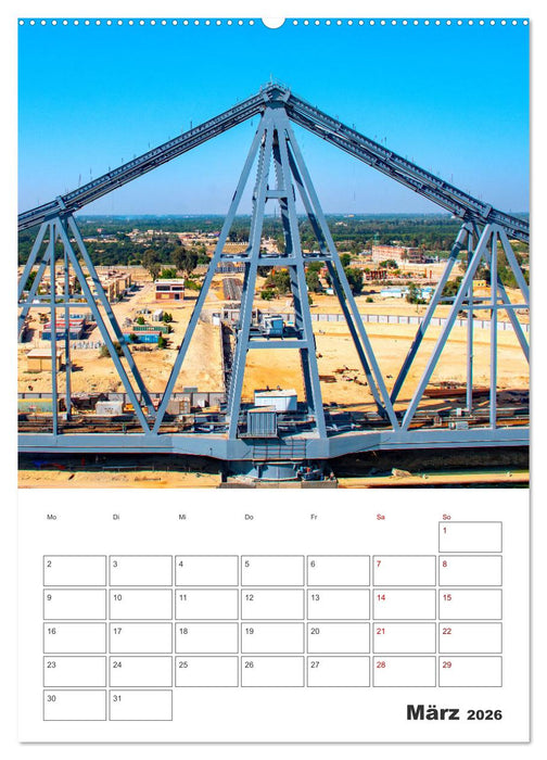 Suezkanal - Urlaubsplaner (CALVENDO Premium Wandkalender 2026)