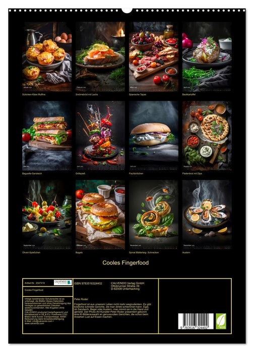 Cooles Fingerfood (CALVENDO Premium Wandkalender 2026)