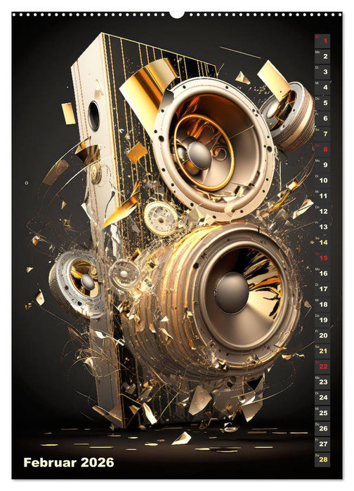 LAUT STARK EXPLOSIV (CALVENDO Premium Wandkalender 2026)