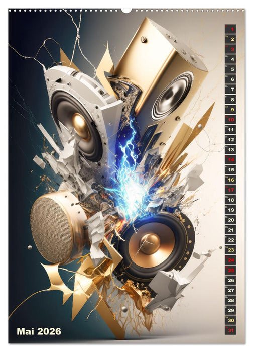 LAUT STARK EXPLOSIV (CALVENDO Premium Wandkalender 2026)