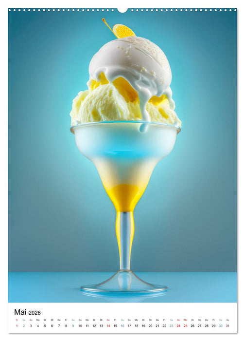 Eis zum dahinschmelzen (CALVENDO Premium Wandkalender 2026)