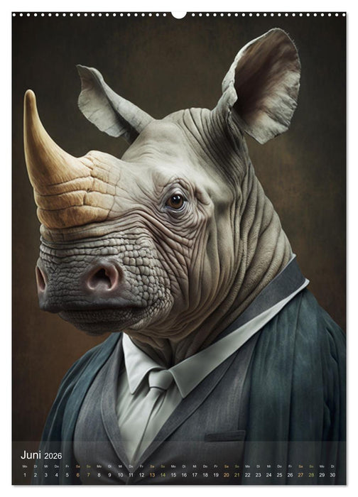 Im Namen des Gesetzes Tierische Richter (CALVENDO Premium Wandkalender 2026)