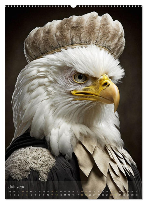 Im Namen des Gesetzes Tierische Richter (CALVENDO Premium Wandkalender 2026)