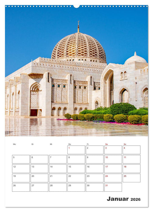 Sultanat Oman - Maskat und Salalah (CALVENDO Premium Wandkalender 2026)