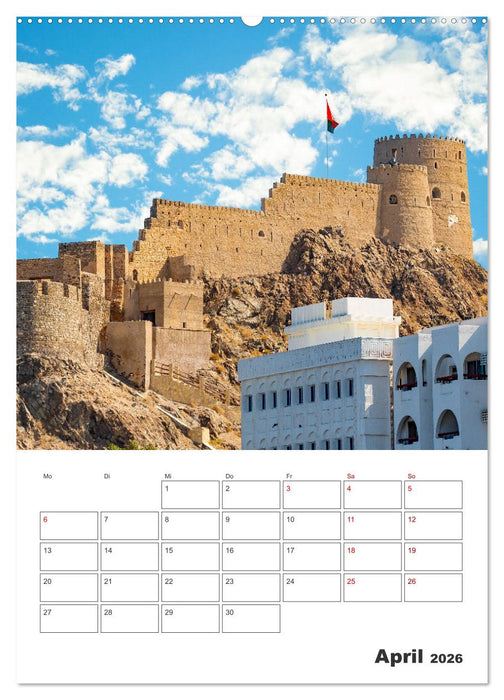 Sultanat Oman - Maskat und Salalah (CALVENDO Premium Wandkalender 2026)