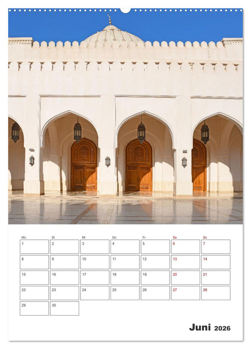 Sultanat Oman - Maskat und Salalah (CALVENDO Premium Wandkalender 2026)