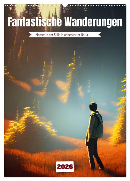 Fantastische Wanderungen (CALVENDO Wandkalender 2026)
