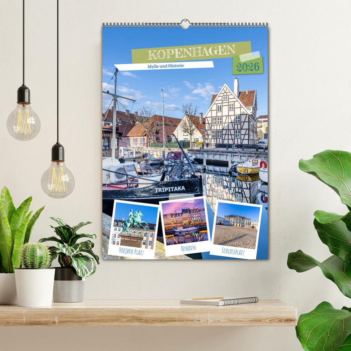 KOPENHAGEN Idylle und Historie (CALVENDO Wandkalender 2026)