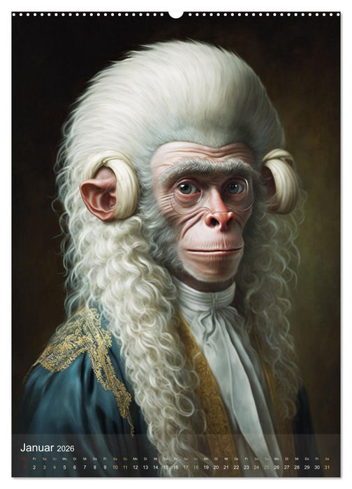 Im Namen des Gesetzes Tierische Richter (CALVENDO Wandkalender 2026)