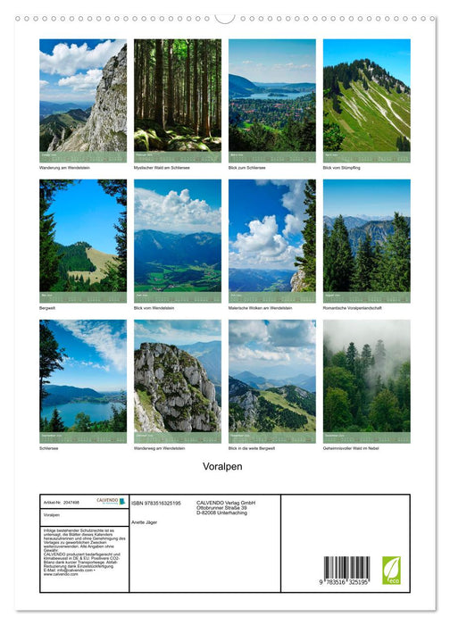 Voralpen (CALVENDO Premium Wandkalender 2026)