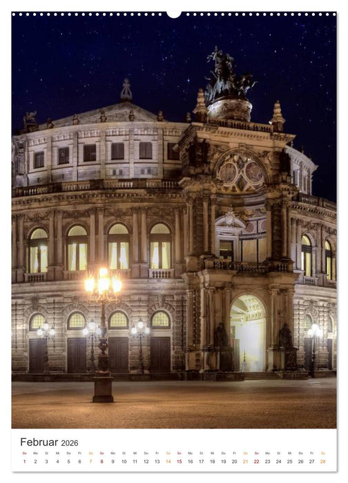 Highlights in Dresden (CALVENDO Premium Wandkalender 2026)