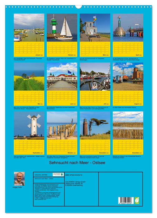 Sehnsucht nach Meer - Ostsee (CALVENDO Wandkalender 2026)