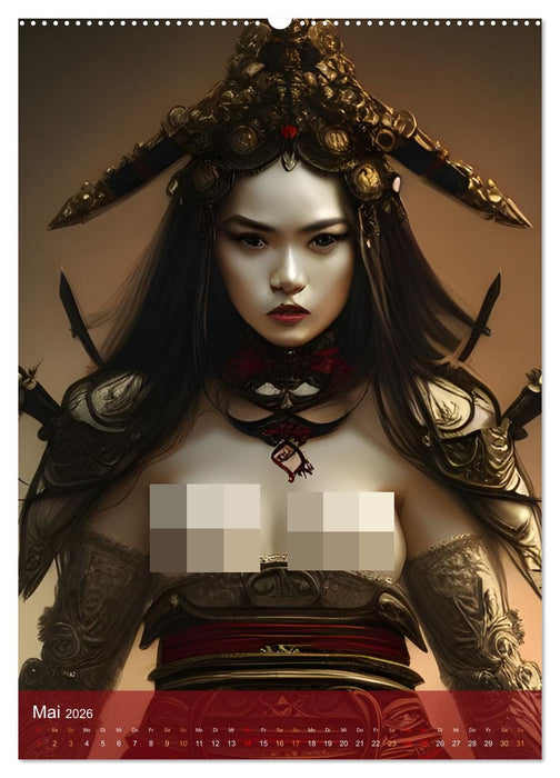 Sinnliche KI - Erotische Kunst aus der Cloud (CALVENDO Premium Wandkalender 2026)