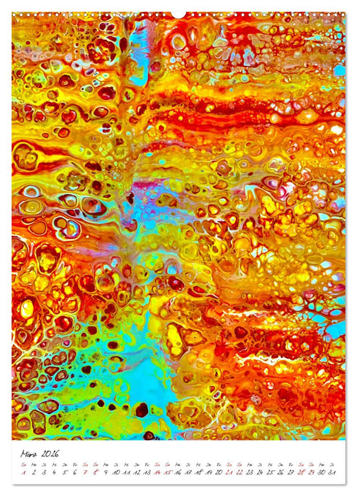 Dein buntes abstraktes Jahr (CALVENDO Wandkalender 2026)