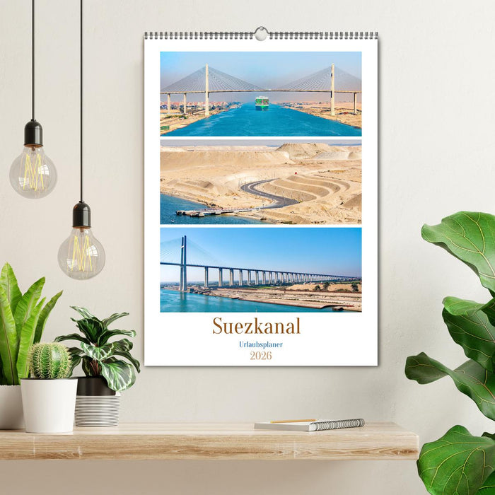 Suezkanal - Urlaubsplaner (CALVENDO Wandkalender 2026)