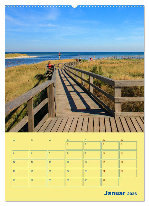 Sehnsuchtsort Fischland-Darß-Zingst (CALVENDO Premium Wandkalender 2026)
