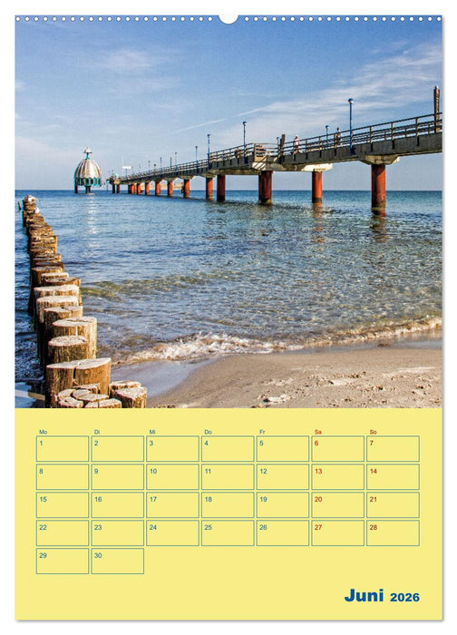 Sehnsuchtsort Fischland-Darß-Zingst (CALVENDO Premium Wandkalender 2026)