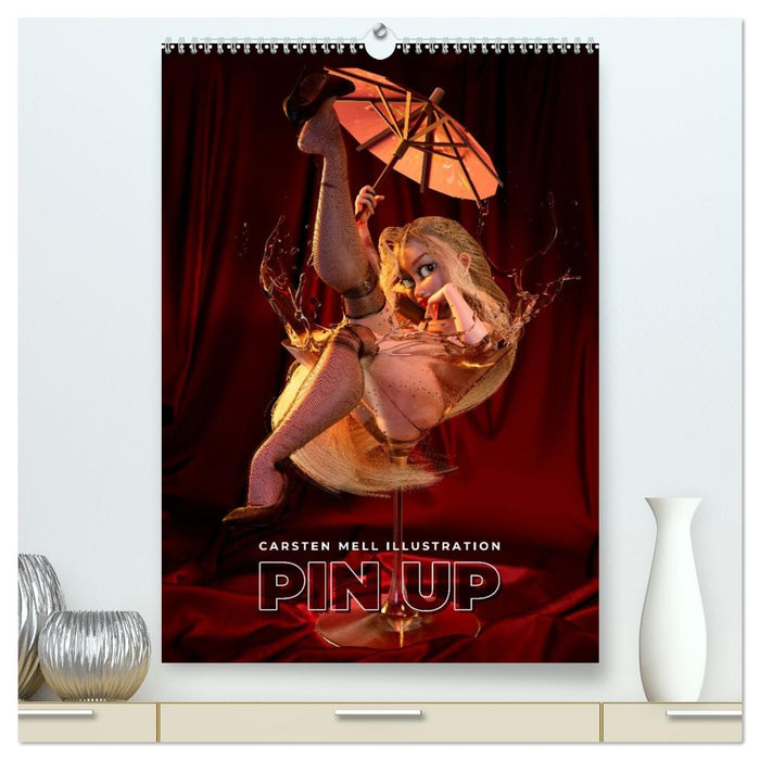 Pin Up Kalender Carsten Mell (CALVENDO Premium Wandkalender 2026)